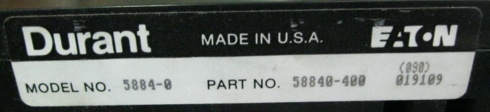 Durant 58840-400 Counter