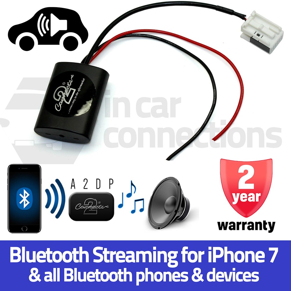 CTAVW1A2DP VW Eos Fox A2DP Bluetooth Streaming Interface Adapter iPhone Sony HTC
