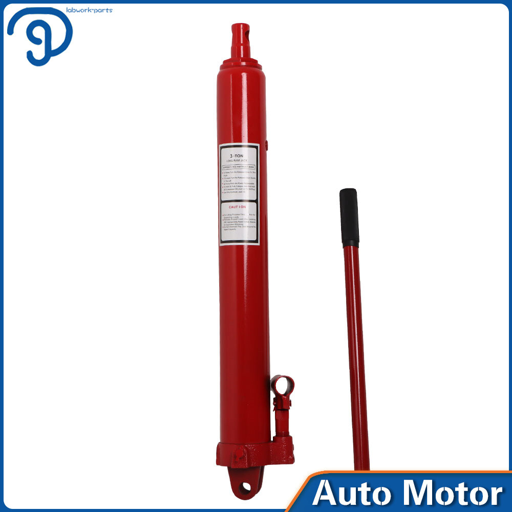 3 Ton Long Manual Hydraulic Jack Single Pump Engine Lift Cherry Picker