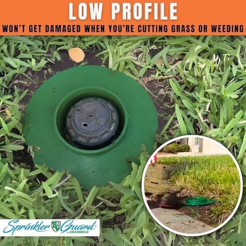 Grasshole Sprinkler Head Guard Protector 5 Pack Plastic