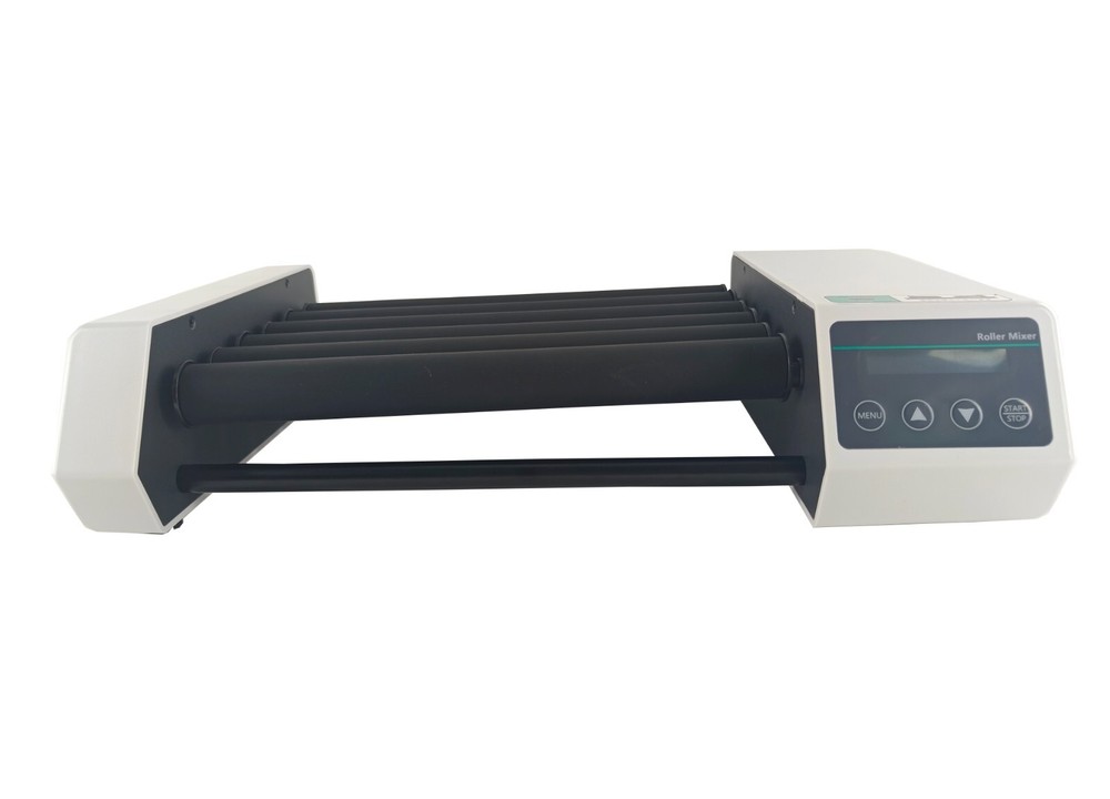 Lab Roller Mixer LCD Display with 6 Rollers Length 28cm Rotating Shaking