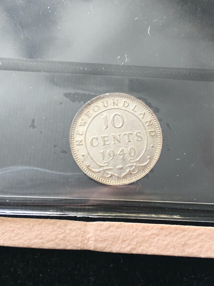 1940 ICCS Graded Newfoundland, ¢10 Ten Cent, **MS-64**