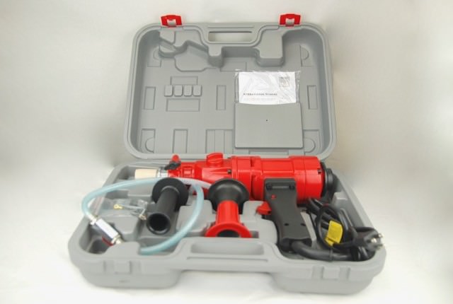 BLUEROCK ® TOOLS 4Z1 CONCRETE CORING DRILL 2 SPEED & 1"-4" Core Bit Set