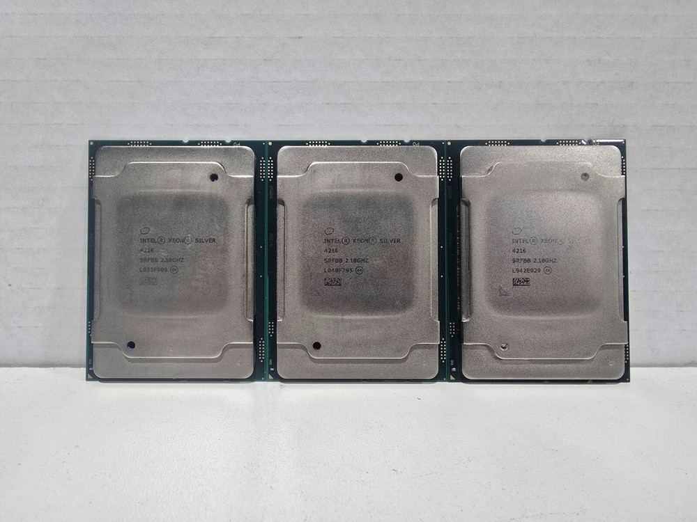 Intel Xeon Silver 4216 SRFBB 2.10 GHz 16 Core Server Processor FCLGA3647 CPU