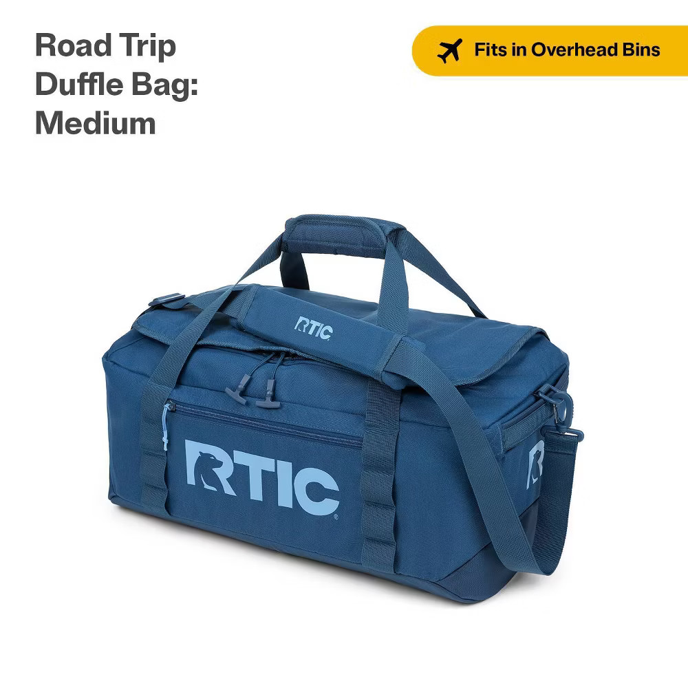 45L RTIC Outdoors Road Trip Structured Collapsible Duffel Bag Medium - Navy