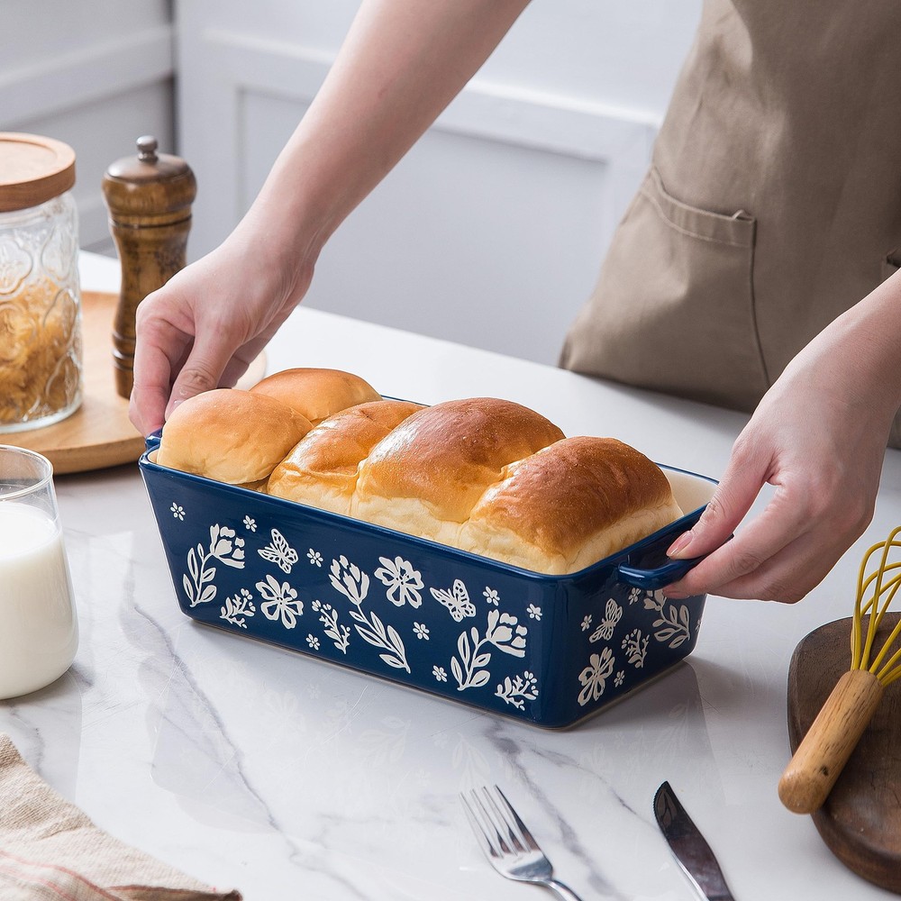 Ceramic Bread Pan Nonstick Loaf Pan for Baking Kitchen