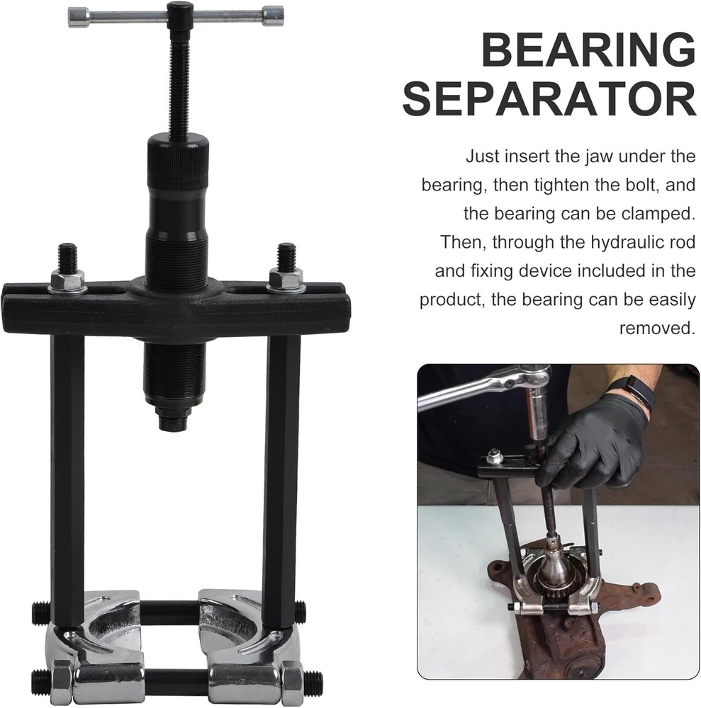 10 Ton Hydraulic Gear Jaw Pulling Bearing Separator Puller Set Kit