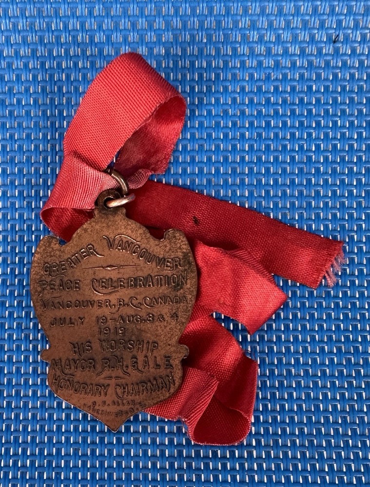Vancouver Medallion 1919