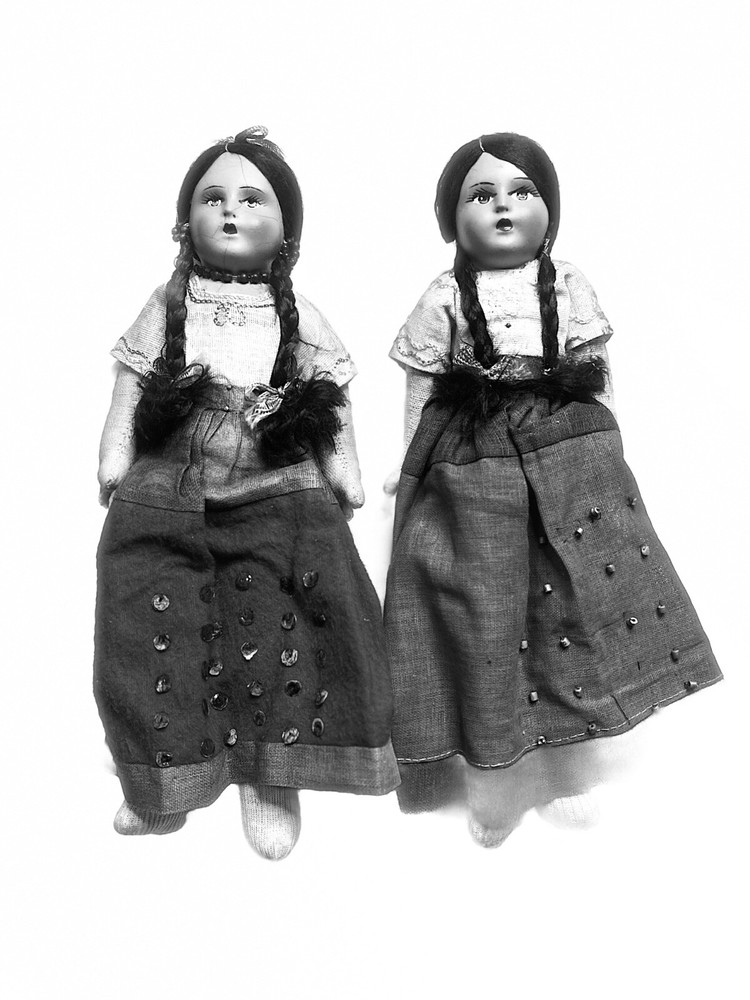 Mexican Vintage Dolls Haunted Cursed Sisters