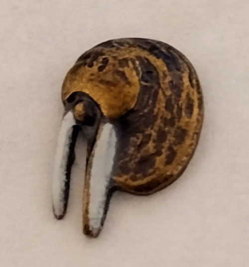 Tiny Walrus Head Tack Pin
