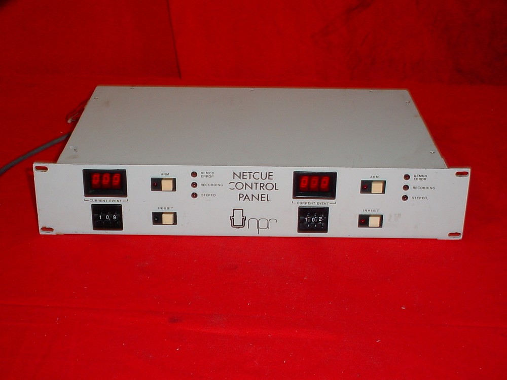 NPR Netcue Control Panel Rack Mount Radio/Audio Broadcasting For XDS-PRO