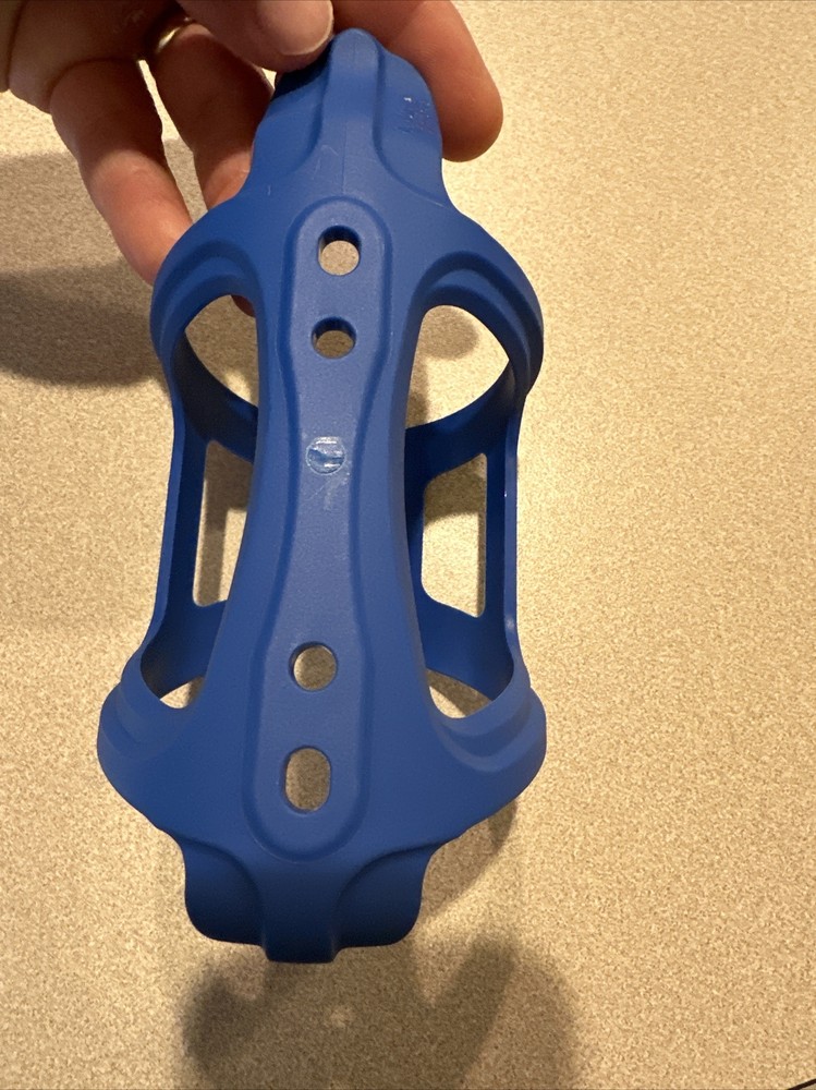 Evo Grapple Water Bottle Cage Blue, Nylon