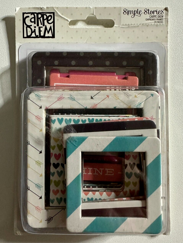 Simple Stories Carpe Diem Chipboard Frames