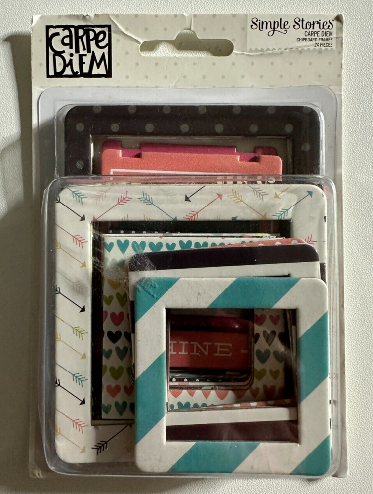 Simple Stories Carpe Diem Chipboard Frames