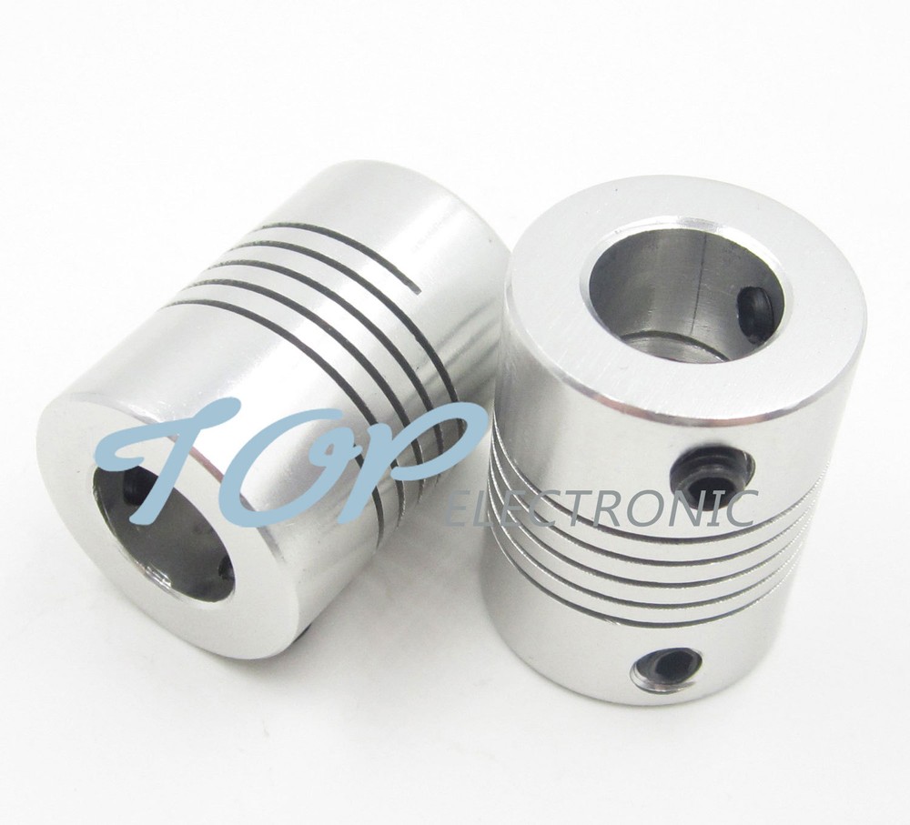 5PCS DR 8mm x 10mm CNC Flexible Coupling Shaft Coupler Encode Connector D20 L25