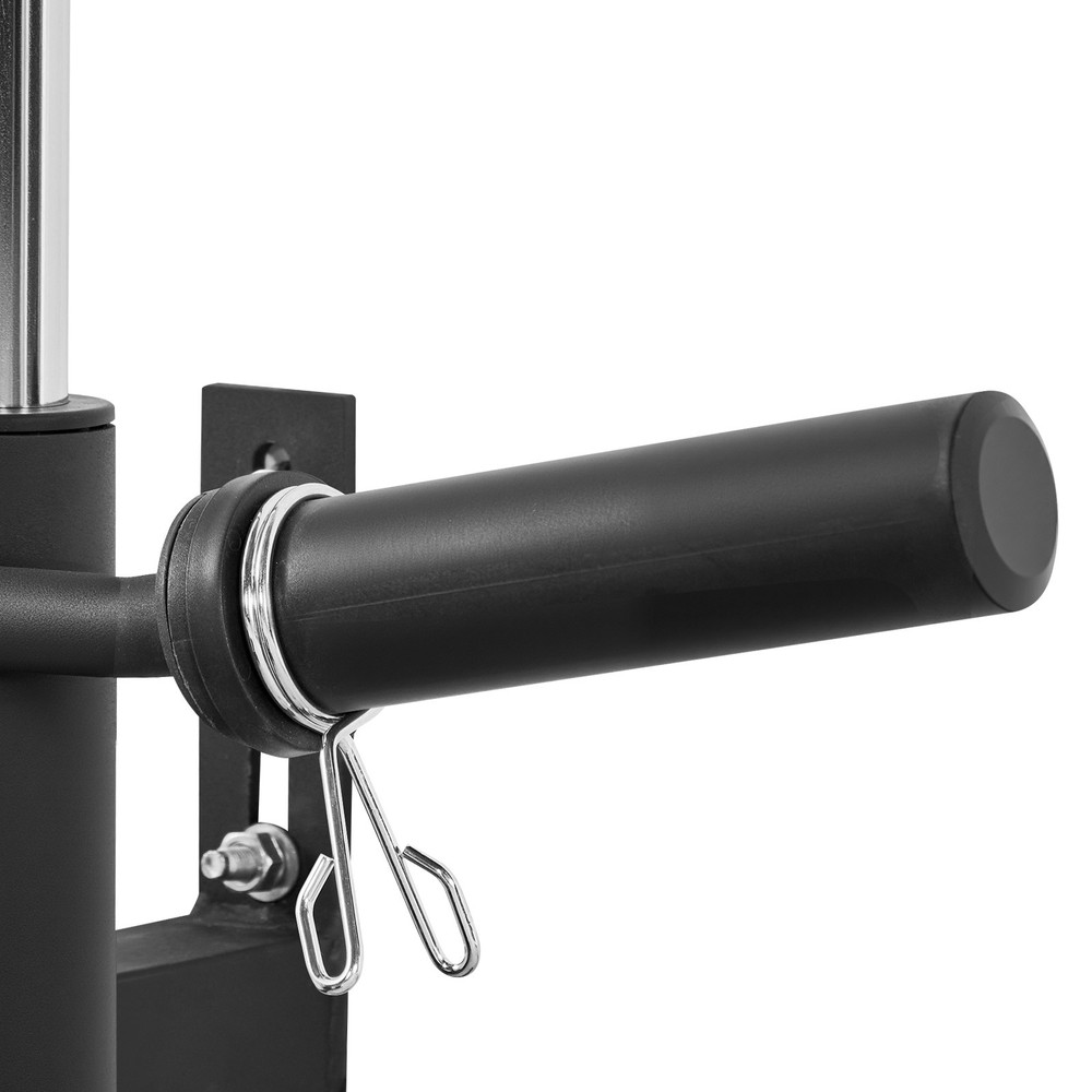 VEVOR LAT Pull Down Machine 3-in-1 Row Cable Machine with Wall-Mount Design