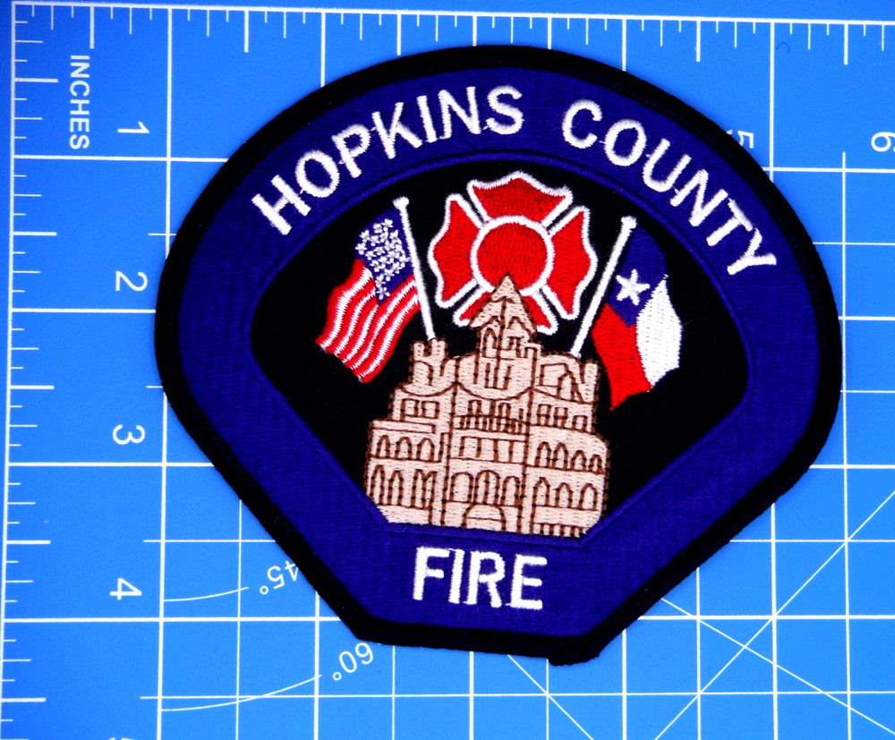 Hopkins County Texas Fire Dept patch-Bin A