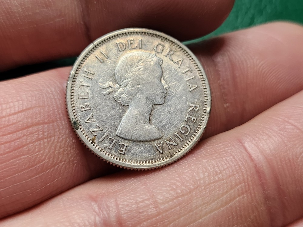 CANADA - 25 CENT 1961 - QUARTER DOLLAR - SILVER COINS