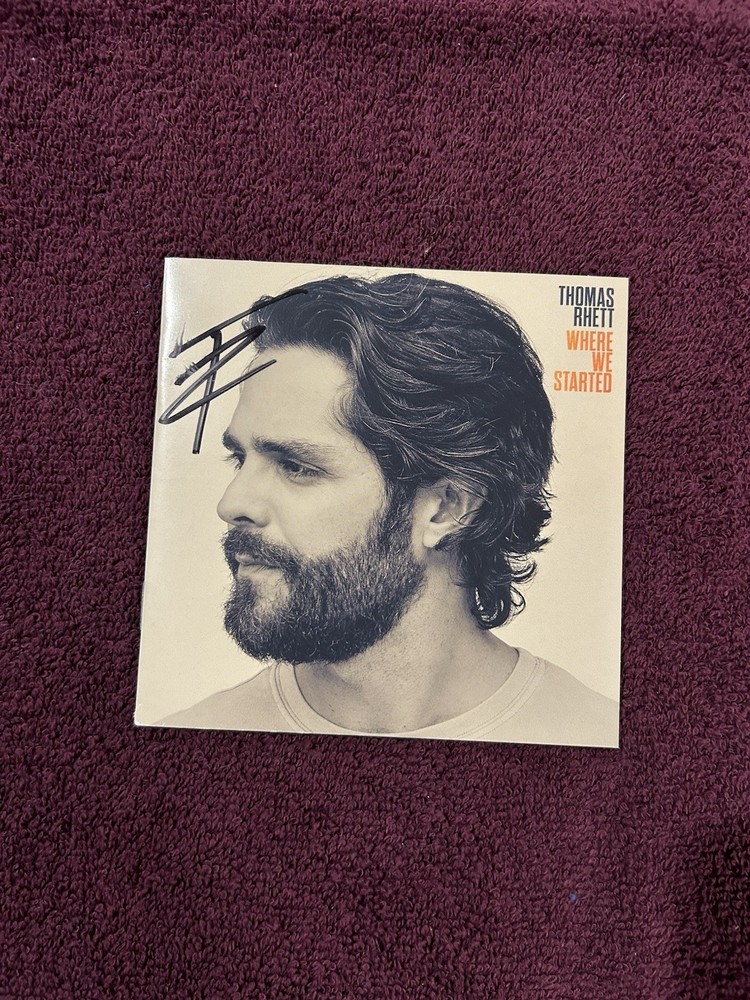 Thomas Rhett Signed Where We Stand CD