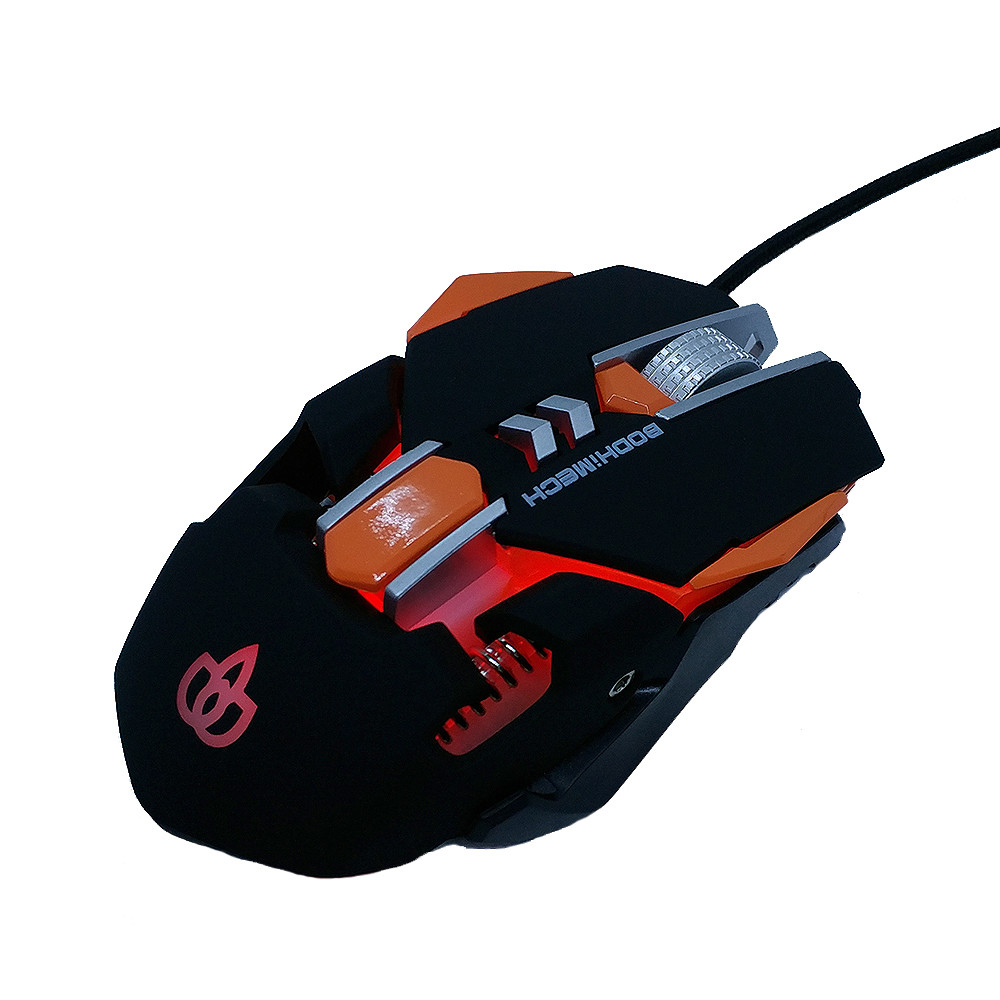 BODHiMECH Gaming Mouse GM-401, 7 Buttons, Led Light Wired USB Mouse