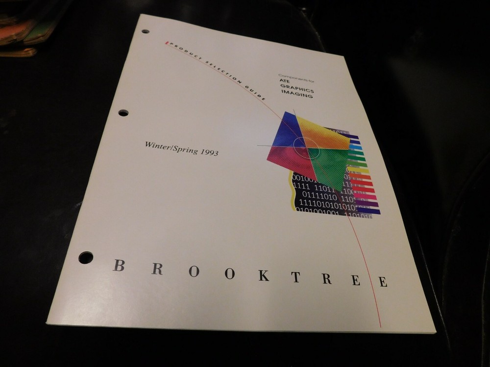 Electronics Specification Guide Brooktree Winter Spring 1993 ATE Graphics