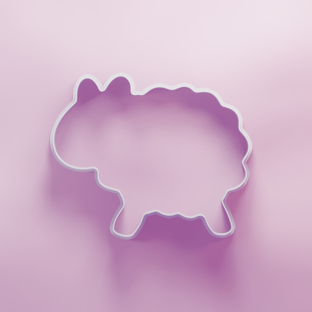 Sheep cookie cutter