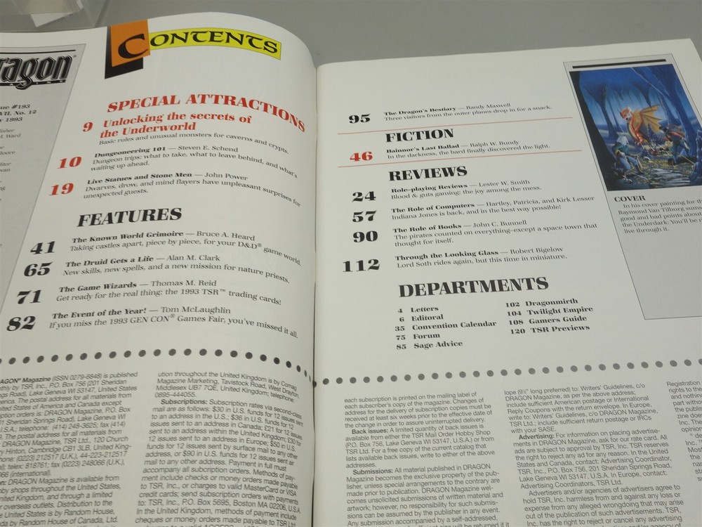 Dragon Magazine: Issue #193 (TSR)