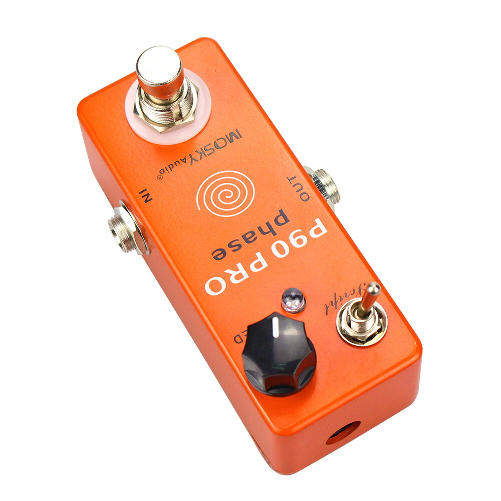 Mosky P90 PRO Guitar Effect Pedal Deep Rich Phasing Script Speed True-Bypass