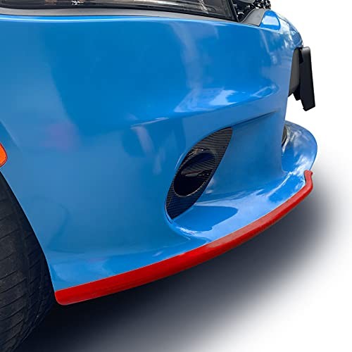 Front Bumper Lip Splitter Protector Front Shovel for 2015-2021 Dodge red