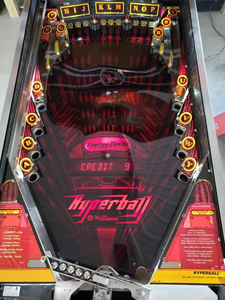 Hyperball by Williams COIN-OP Pinball Machine