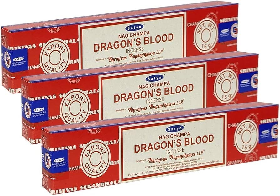 Satya Dragon Blood Incense Sticks Brown