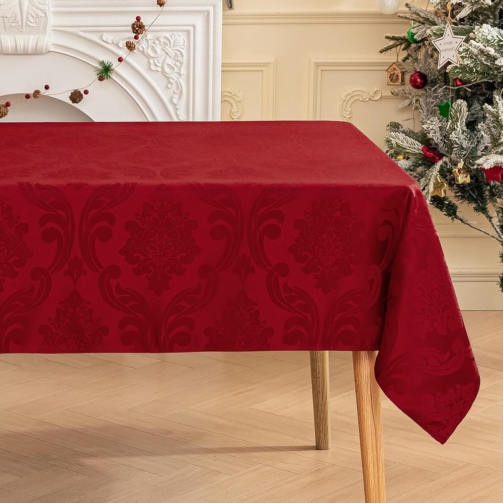 Romanstile Christmas Jacquard Rectangle 60" x 84" (Rectangular), Red