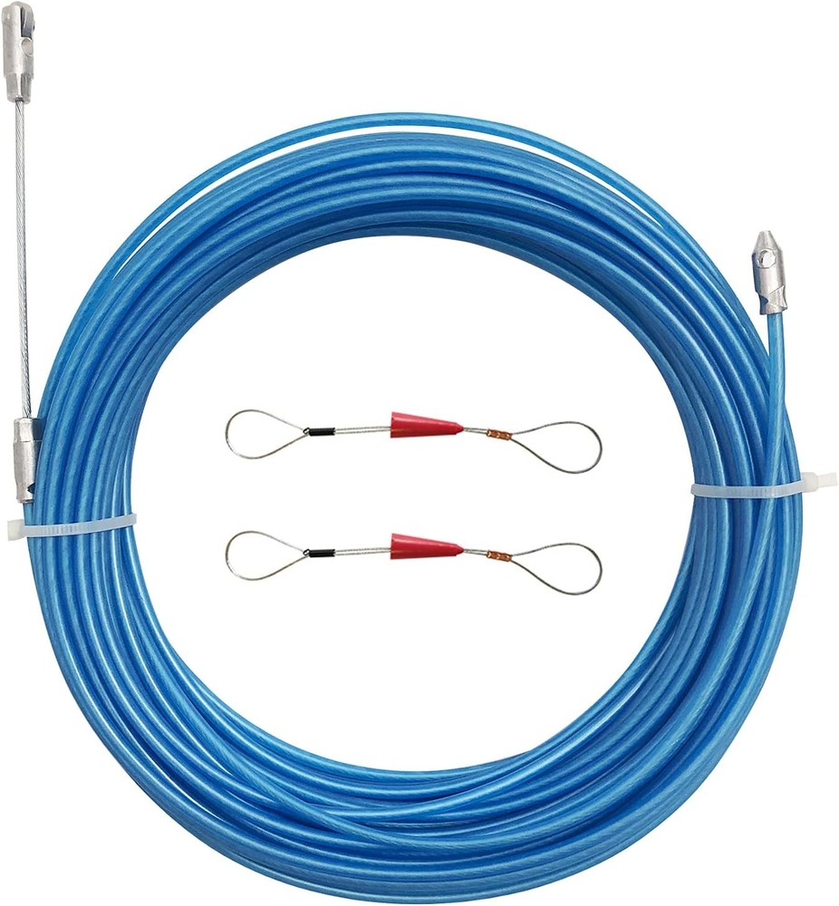 30m 100 Feet Electrical Fish Tape Wire Puller Through Wall Wire Guide Device Sta