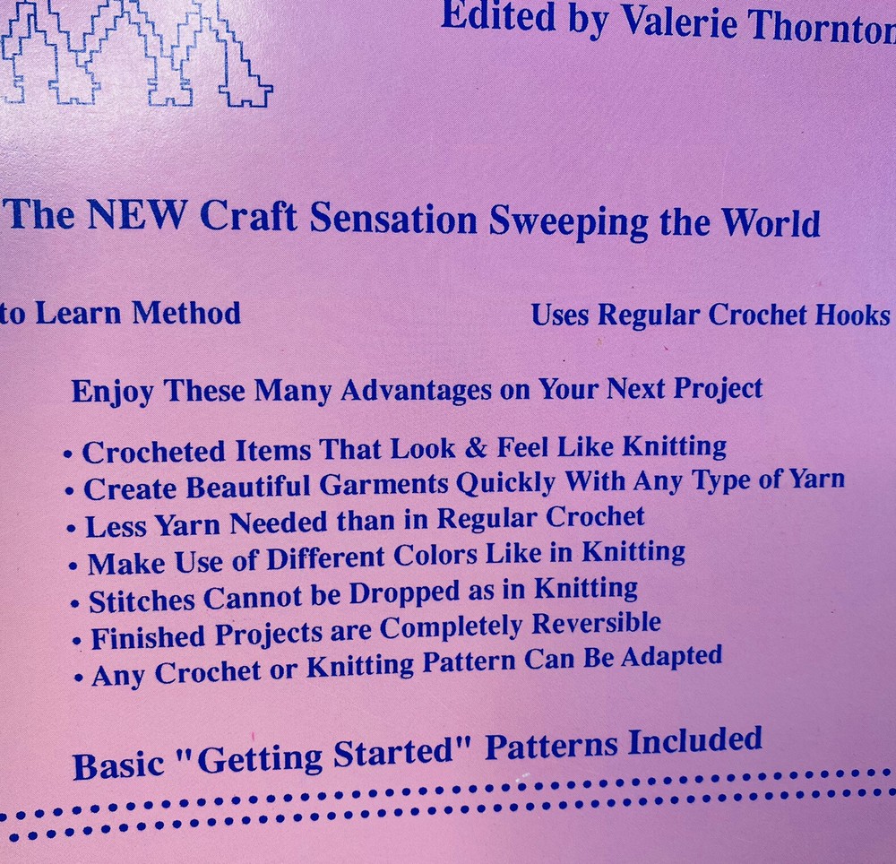 Camel Crochet 4 Patterns Baby Clothes Afghans Basic Instruction Book Sweater