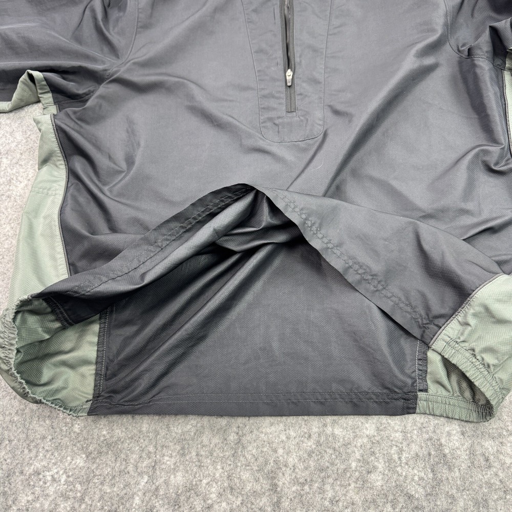 Zero Restriction Mens Jacket Medium Black Golf Tour Series Pullover 1/2 Zip Wind