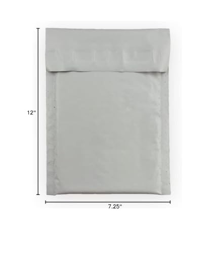 HGP #1, 7.25" x 12", Single, Poly Bubble Mailers Padded Envelopes Medium