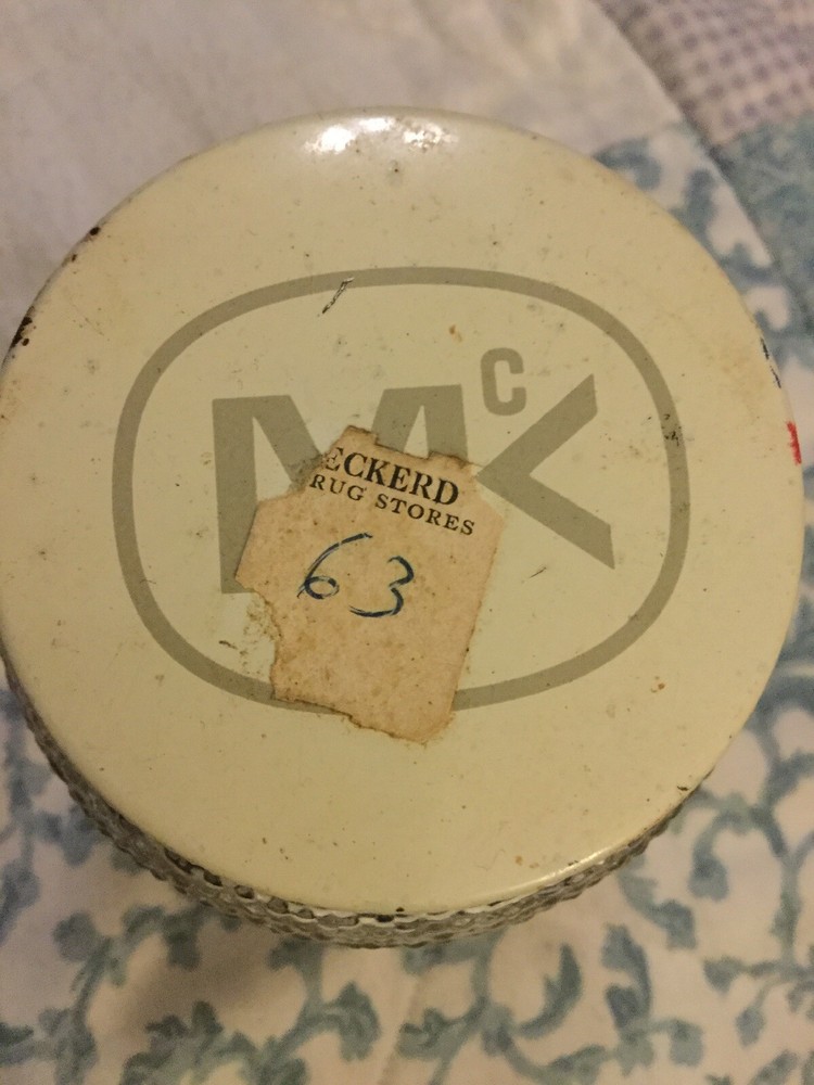 Vintage McKesson Cleanser EMPTY 4oz. Glass Jar