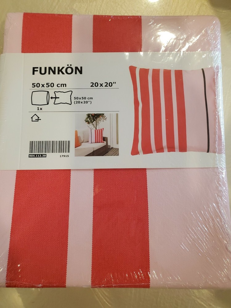 IKEA FUNKON 20×20 pillow cases