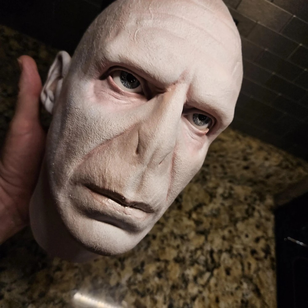 Voldemort harry potter head bust