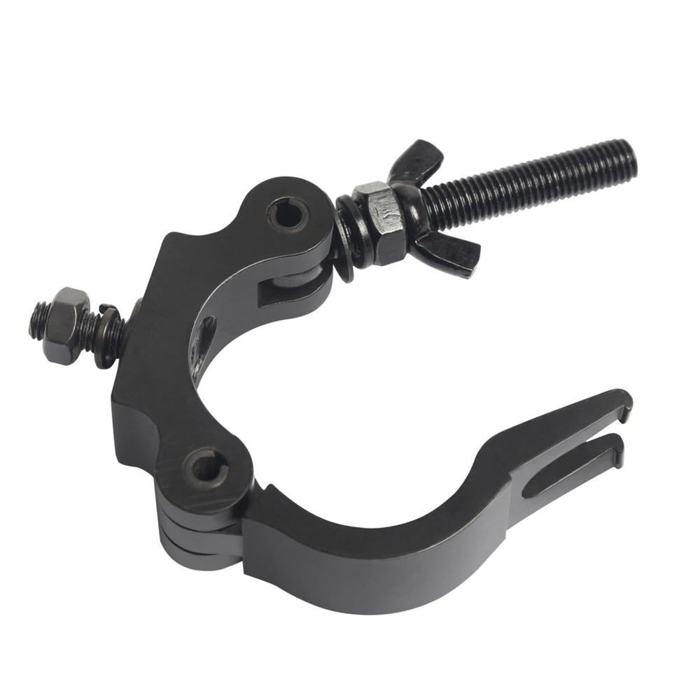 2 Pack Black Stage Light Clamps Quick Release Truss 42-52mm