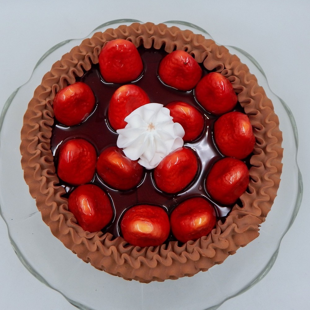 Chocolate Cake Window Display Realistic Artificial Fake Restaurant Prop Decor