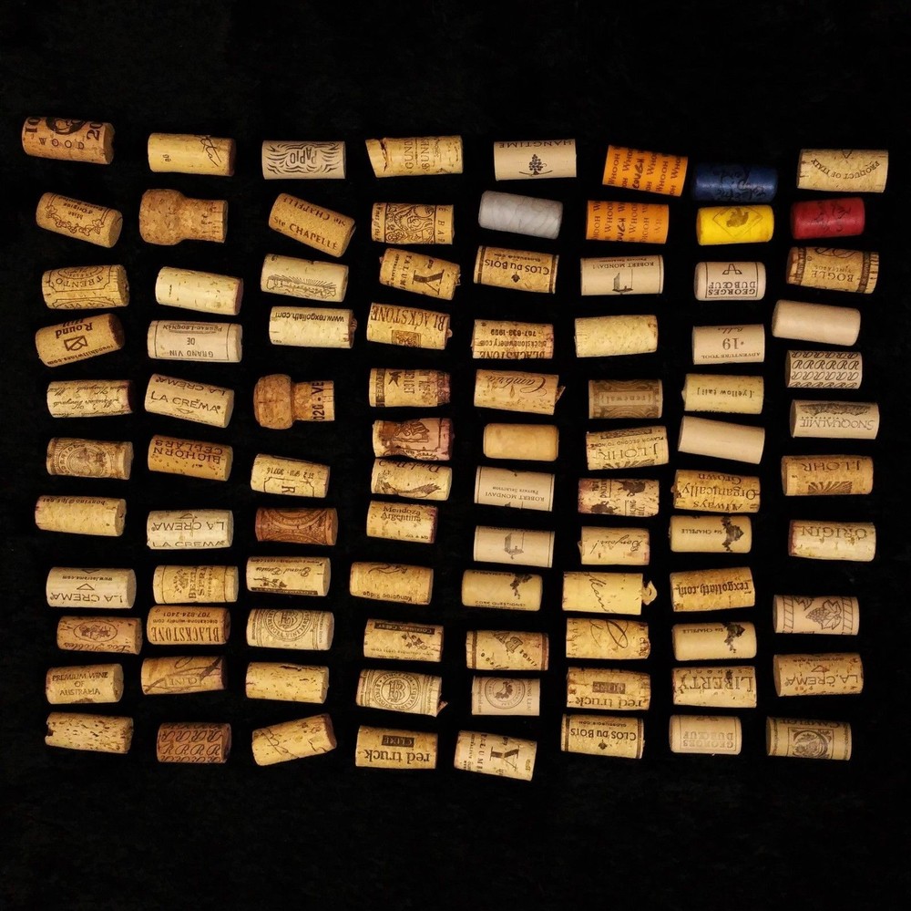 Assorted Used Wine Corks Lot of 92 Pieces