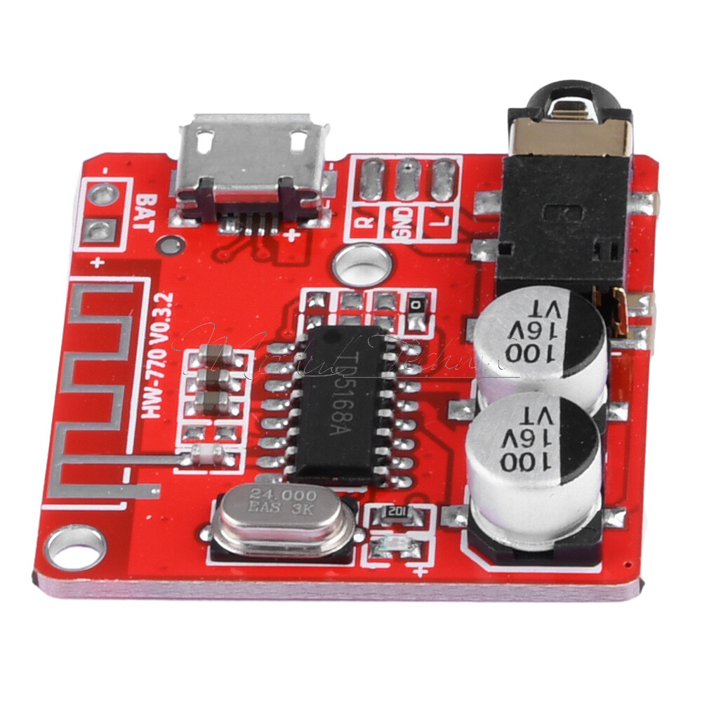2PCS 3.7V-5V Mini Bluetooth 5.0 Audio Receiver MP3 Decoder Amplifier Board
