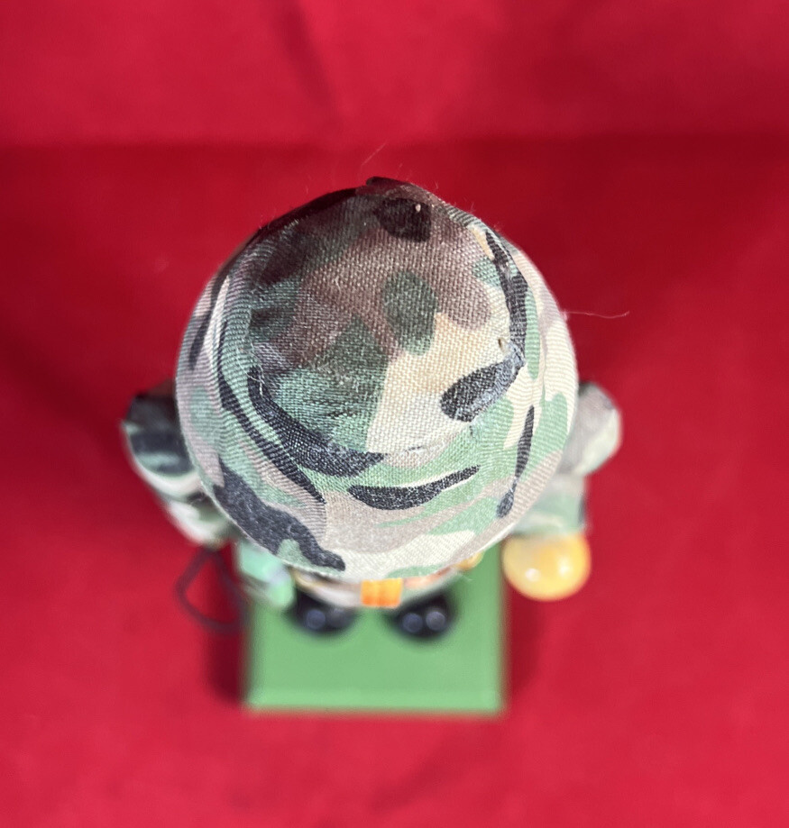 Army Nutcracker 8” Camo Military Limited Edition 2008. *Pre -Owned*