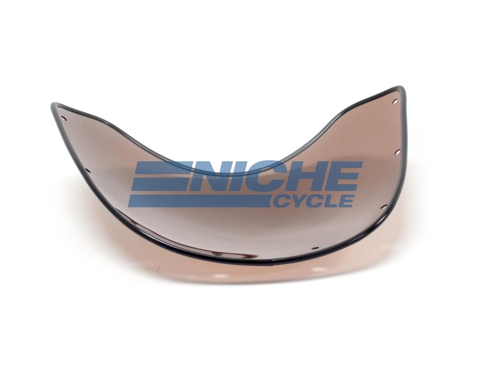 7" Headlight Replacement Race Fairing Windshield Tinted Gloss Black