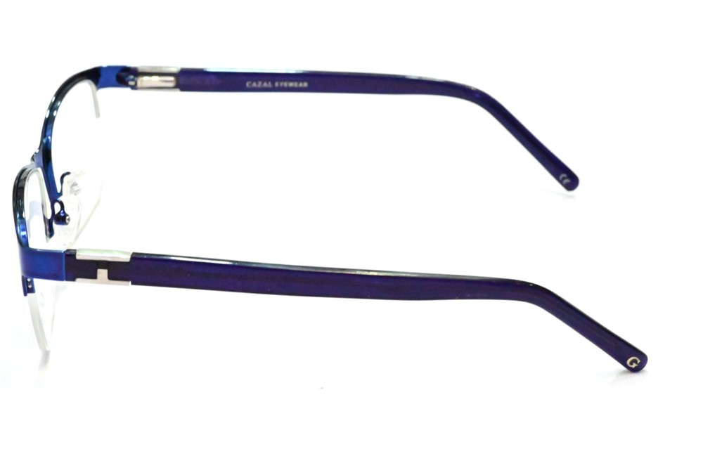 CZ002 Half Rimless Frames Blue Block Reading Glasses/Bifocal Lenses