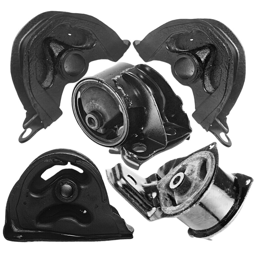 Motor Mount Set 5pcs Engine Manual Trans Front Rear L4 1.5L 1.6L 80842SR3030