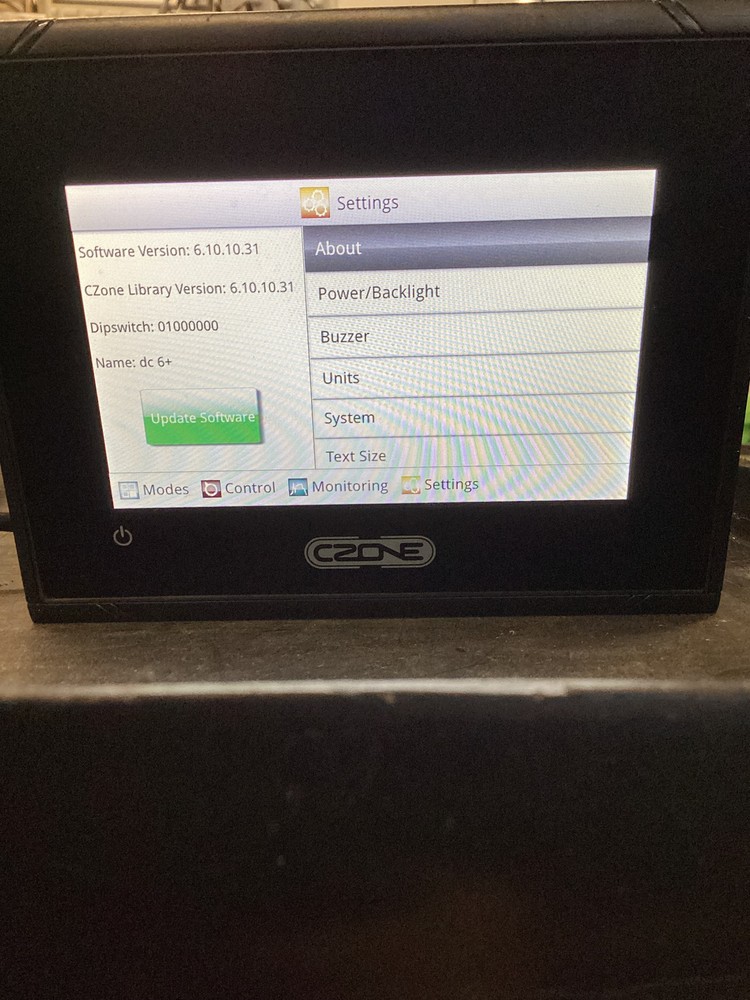 CZone BEP - Touch 5 - 80-911-0124-00- Display Interface- Fully Tested- W/ Cable