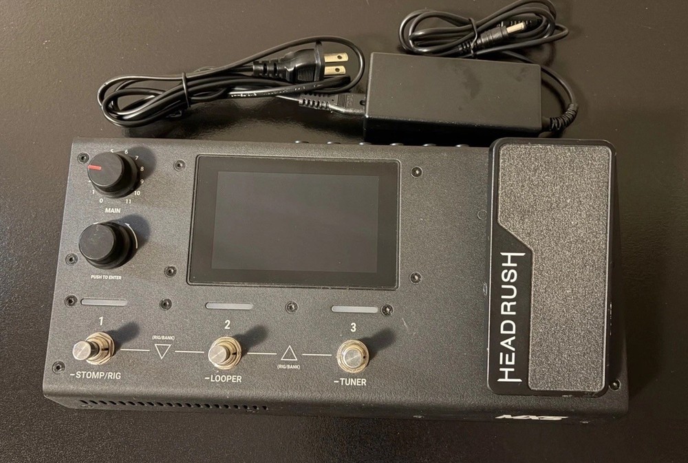 HeadRush MX5 Amp Modeling Guitar Effects Processor Tested With Power Cord