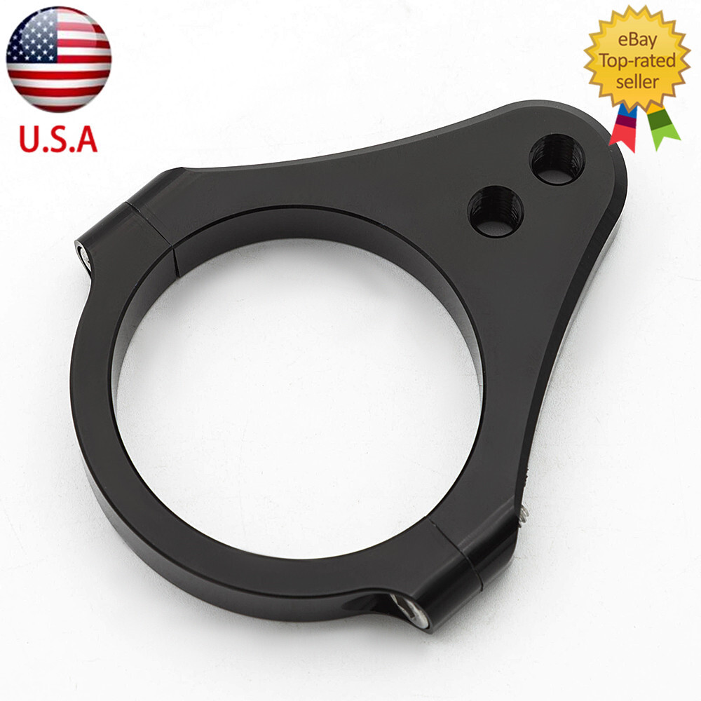 43mm 1x Universal Motorcycle CNC Steering Damper Fork Frame Mount Clamp Bracket
